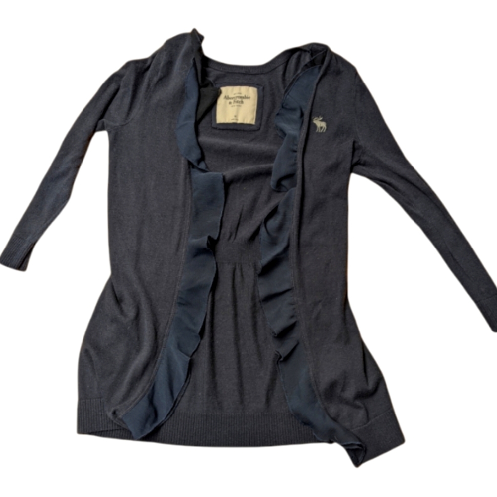 Abercrombie blue women's cardigan M